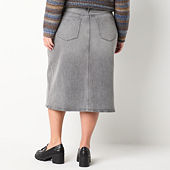 Long jean skirts jcpenney hotsell