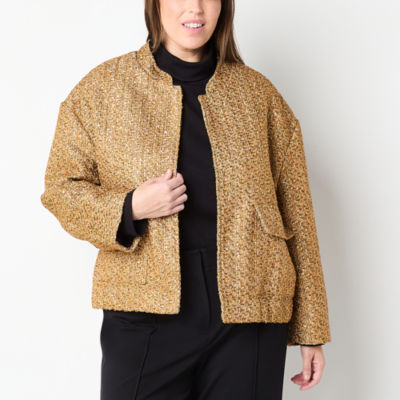 Liz Claiborne Midweight Plus Bomber Jacket