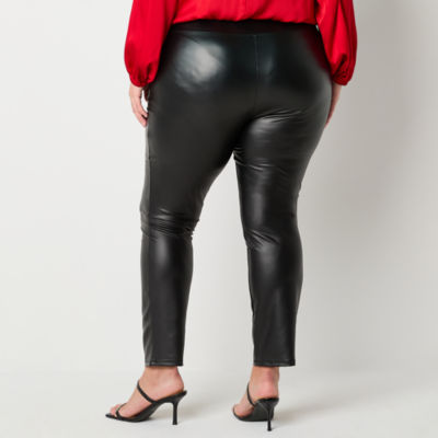 Bold Elements Plus Womens High Rise Full Length Leggings