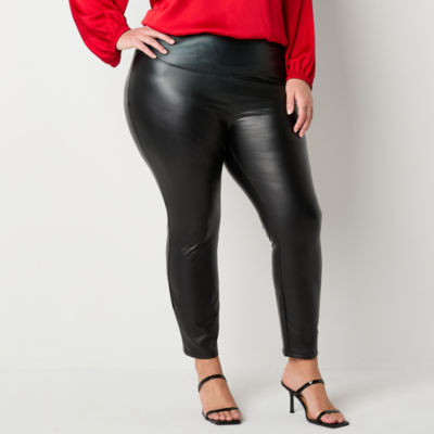 Bold Elements Plus Womens High Rise Full Length Leggings