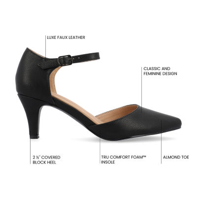 Journee Collection Womens Bettie Pointed Closed Toe Stiletto Heel Pumps