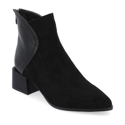 Journee Collection Womens Consuello Block Heel Booties