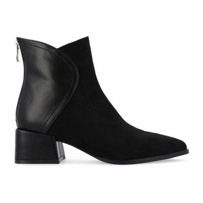 Journee Collection Womens Consuello Block Heel Booties