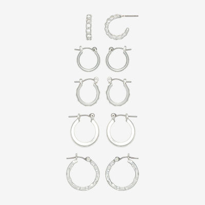 Mixit 5 Pair Earring Set