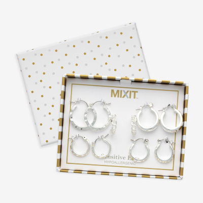 Mixit 5 Pair Earring Set