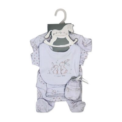 3 Stories Trading Company Baby Girls 5-pc. Baby Clothing Set