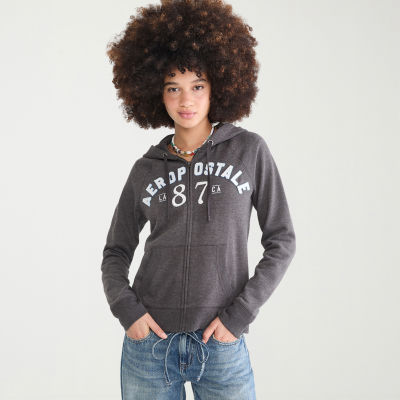 AEROPOSTALE Womens Long Sleeve Fleece Zipper Hoodie