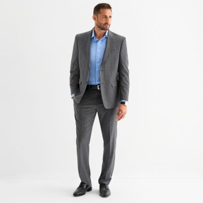 Van Heusen Birdseye Mens Stretch Fabric Modern Fit Suit Separates