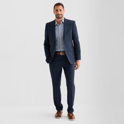 Van Heusen Birdseye Mens Stretch Fabric Modern Fit Suit Separates