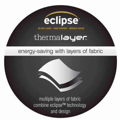 Eclipse Meridian Grommet Top Blackout Single Curtain Panel