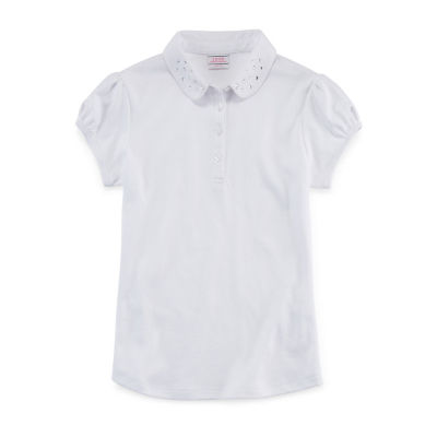 IZOD Little & Big Girls Short Sleeve Stretch Polo Shirt