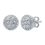 LIMITED TIME SPECIAL! 1/10 CT. T.W. Genuine Diamond 9.3 mm Stud Earrings in Sterling Silver