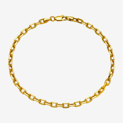 14K Gold 7.5 Inch Hollow Link Chain Bracelet JCPenney