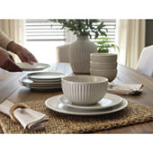 Tabletops Unlimited® Quinto White Porcelain Square 16-pc. Dinnerware Set,  Color: Whte - JCPenney