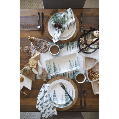 Tabletops Unlimited Enchanted Woods Stoneware Dinner Plate
