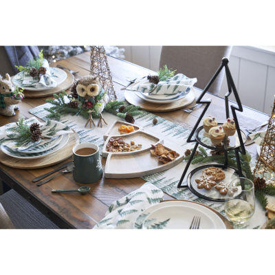 Tabletops Unlimited Enchanted Woods Stoneware Dinner Plate