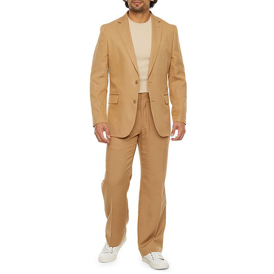 JF Soft Suit Golden Khaki Relaxed Fit Suit Separates