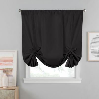 Eclipse Kendall Blackout Rod Pocket Single Tie-Up Shade