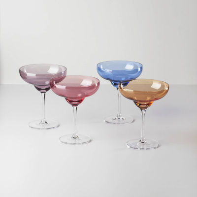 Oneida Set of 4 Mingle Wine Glasses