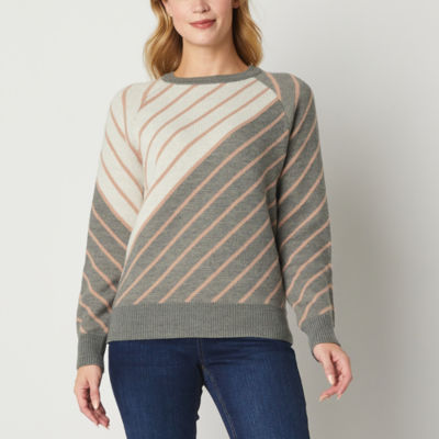 Liz claiborne striped clearance sweater