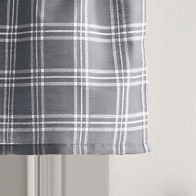 CHF Lodge Plaid Rod Pocket Tailored Valances