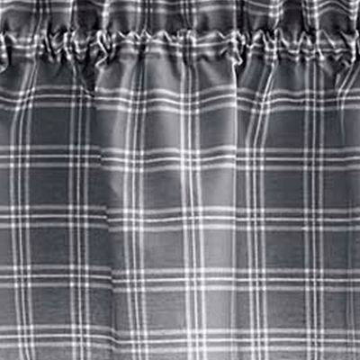 CHF Lodge Plaid 2-pc. Rod Pocket Window Tier