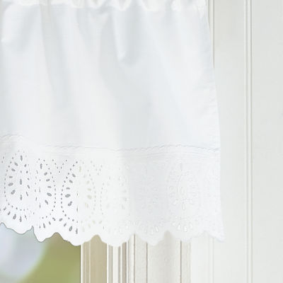 CHF Penny Eyelet Rod Pocket Tailored Valance