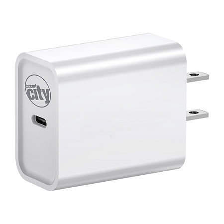 Circuit City Single USB-C Wall Charger With Power Delivery - 18W, One Size, White