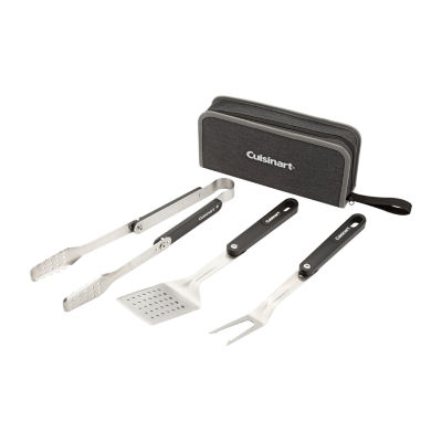 Cuisinart Outdoors Fold Grill Tools 4-pc. Kitchen Utensil Set