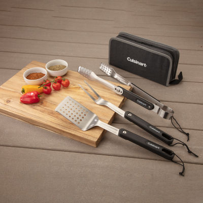 Cuisinart Outdoors Fold Grill Tools 4-pc. Kitchen Utensil Set