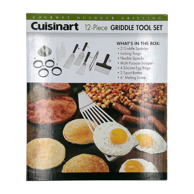 Cuisinart Outdoors Griddle Tools 12-pc. Kitchen Utensil Set