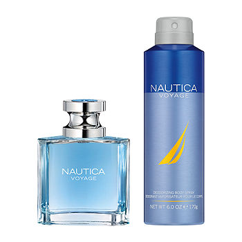  Nautica Blue Eau De Toilette & Deodorant Body Spray, 2 Piece  Set : Beauty & Personal Care