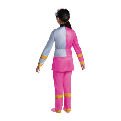 Little & Big  Girls Pink Dino Fury Deluxe Power Rangers Costume