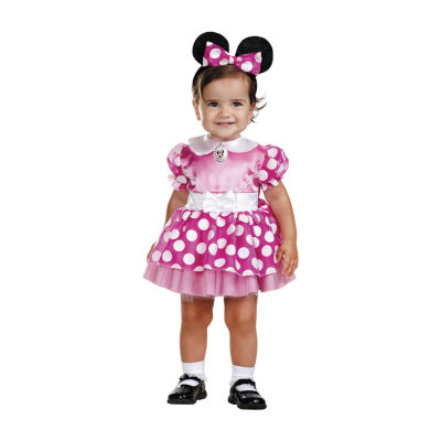 Girls Pink Minnie Classic Costume