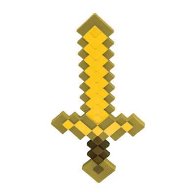 Little & Big  Unisex Minecraft Gold Sword Costume Accessory