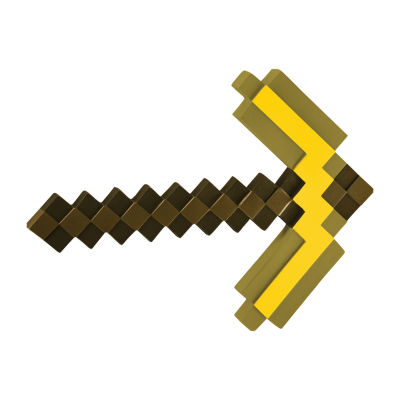 Kids Minecraft Gold Pickaxe