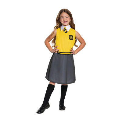 Little & Big  Girls Hufflepuff Dress Harry Potter Costume