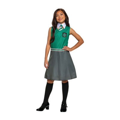 Little & Big Kid Girls Slytherin Dress Harry Potter Costume
