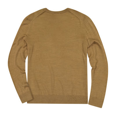 Van Heusen Essential Merino Mens V Neck Long Sleeve Pullover Sweater