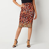 White wrap skirt outlet jcpenney