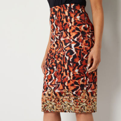 Animal print skirt on sale jcpenney