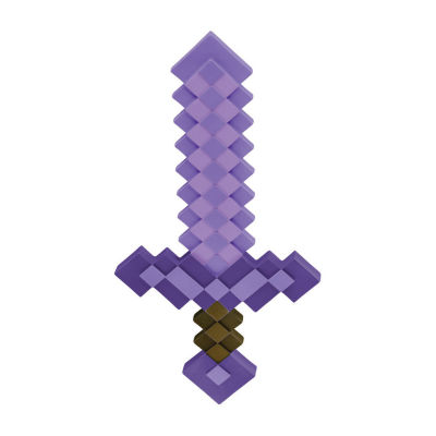 Little & Big  Unisex Enchanted Purple Sword Minecraft Costume