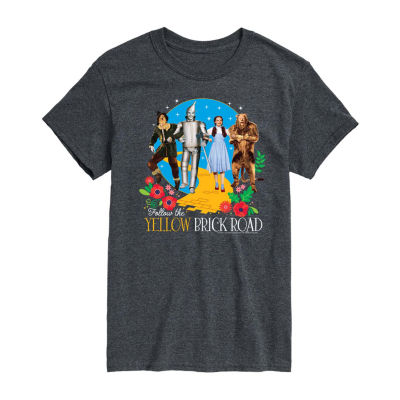 Mens Short Sleeve The Wizard of Oz Graphic T-Shirt, Color: Heather