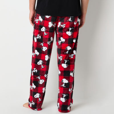 Snoopy Mens Fleece Pajama Pants