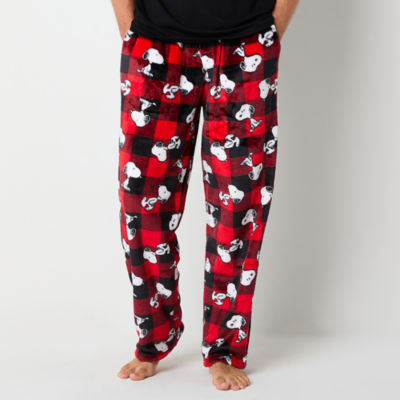 Snoopy Mens Fleece Pajama Pants