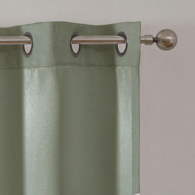 Regal Home Ayden Solid Grommet Top Energy Saving Blackout Single Curtain Panel