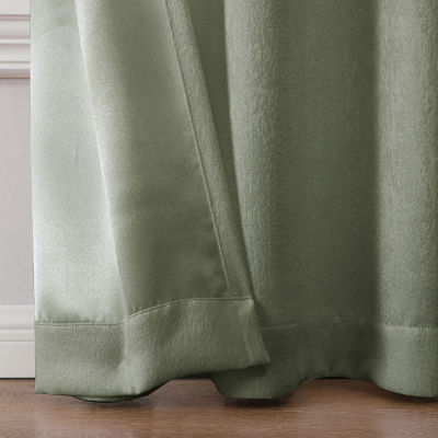 Regal Home Ayden Solid Grommet Top Energy Saving Blackout Single Curtain Panel