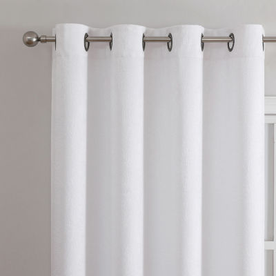 Regal Home Ayden Solid Grommet Top Energy Saving Blackout Single Curtain Panel