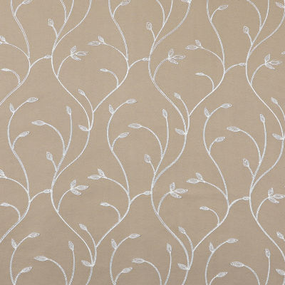 Regal Home Novah Embroidered Grommet Top Energy Saving Blackout Set of 2 Curtain Panels