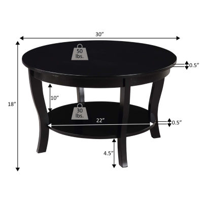 American Heritage Round Coffee Table